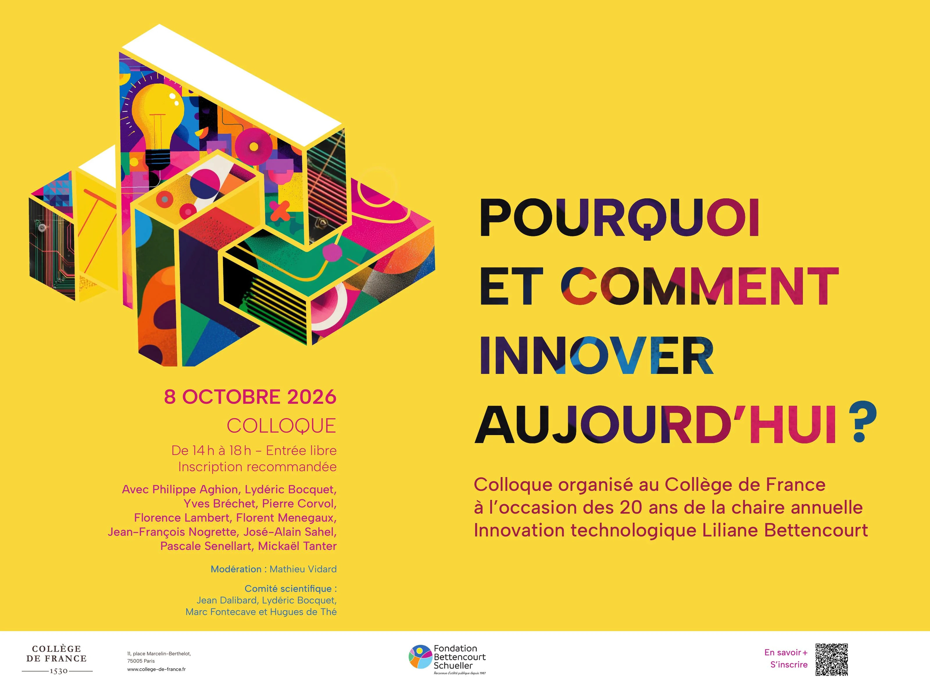 Colloque Pourquoi et comment innover aujourd&rsquo;hui