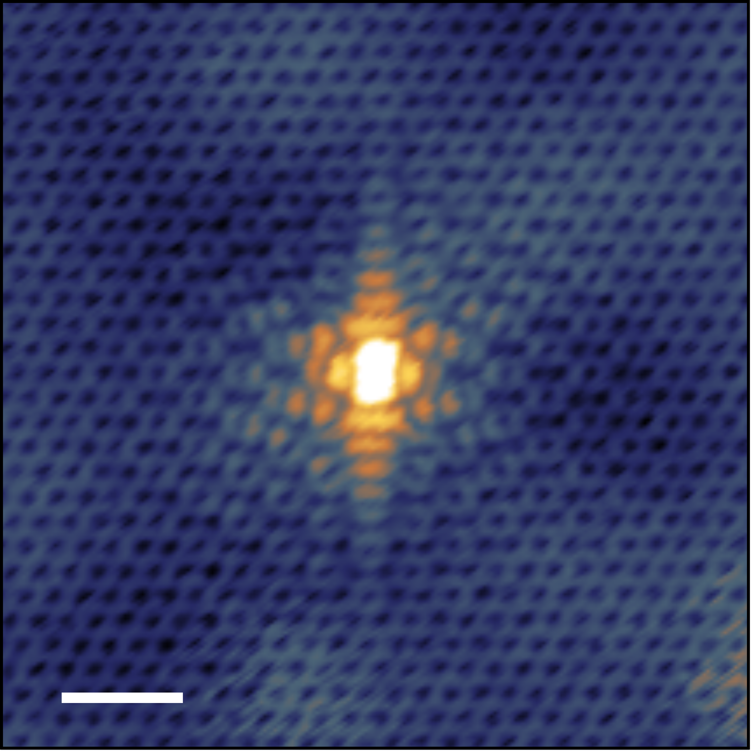 Ordre de Kekulé induit dans le graphene par une dilacune 