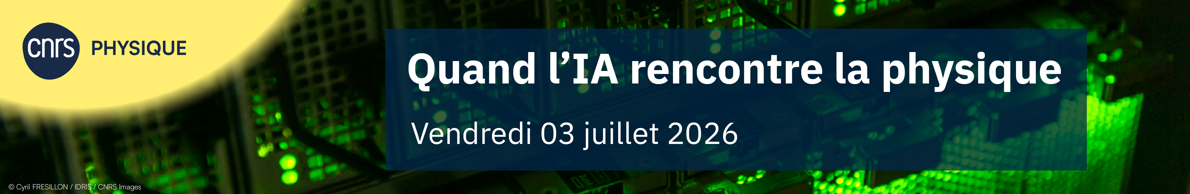 Vignette "Quand l'IA rencontre la physique", le vendredi 03 juillet 2026
