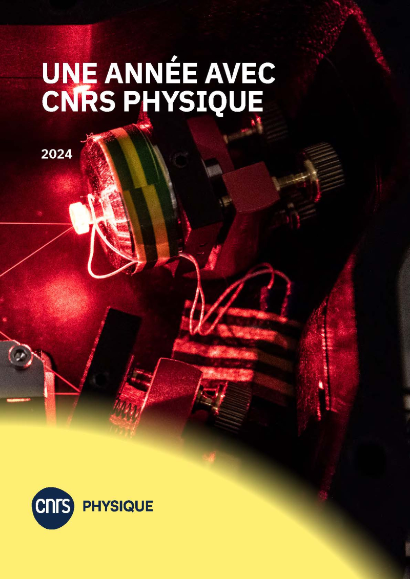 Couverture de Une année avec CNRS Physique 2024