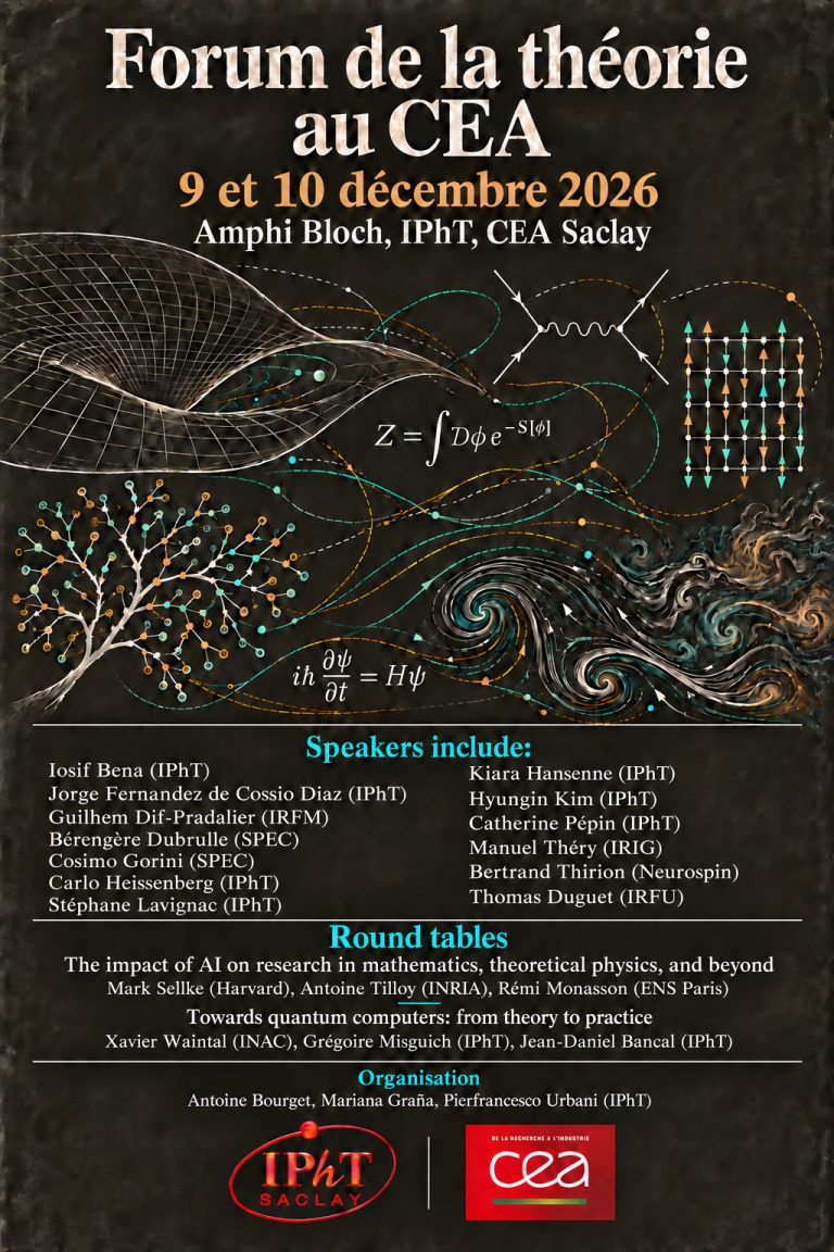 Poster Forum de la Théorie au CEA