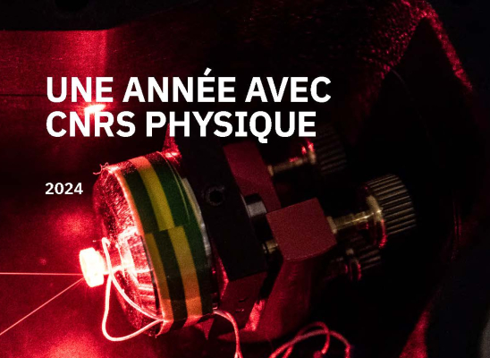 Couverture de Une année avec CNRS Physique 2024