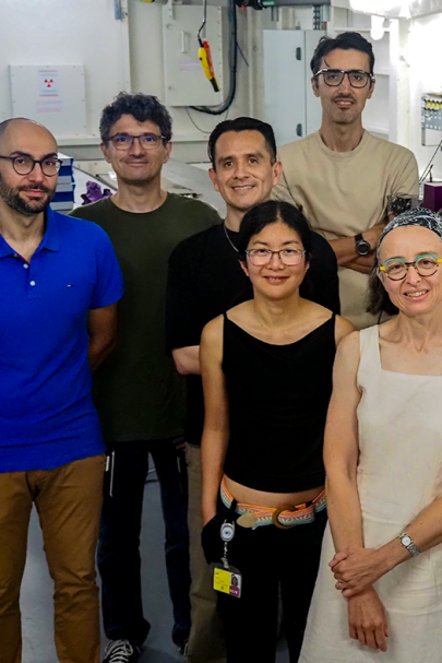 Photo de groupe des lauréats du Cristal Collectif pour les ligne FAME et FAME-UHD à l'ESRF
