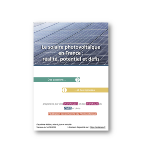 Le solaire photovoltaïque en France 