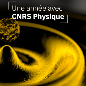 Couverture du rapport d'activité 2025 de CNRS Physique "Une année avec CNRS Physique".